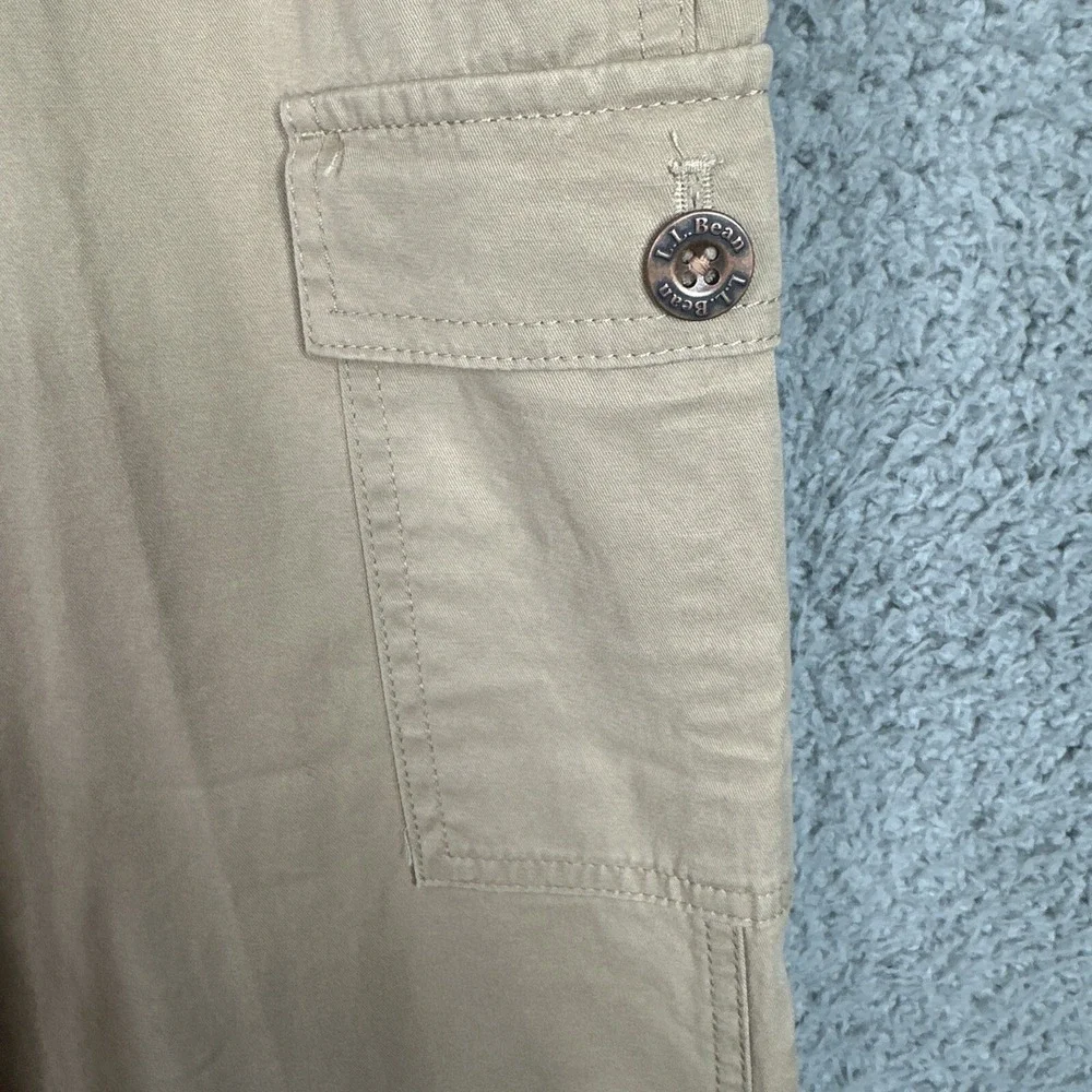 L.L. Bean Cargo Pants‎ Womens 18 Tall Khaki Utility Hiking Outdoor NWT
